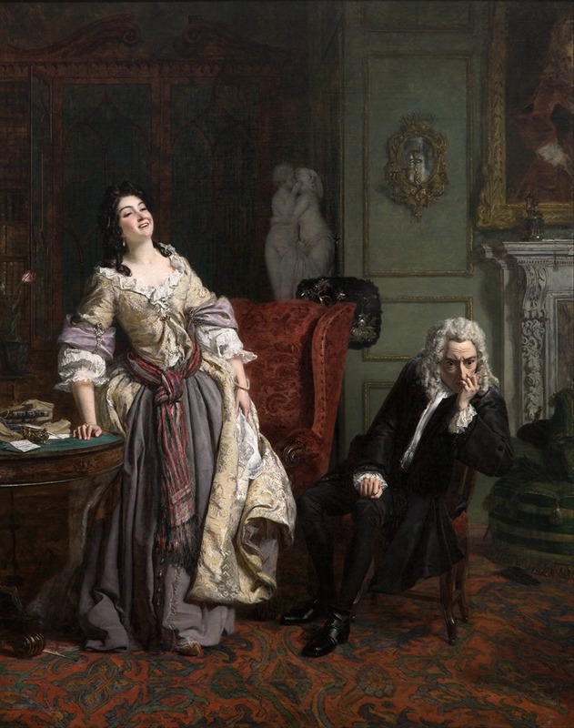 William Powell Frith - Pope Makes Love To Lady Mary Wortley Montagu