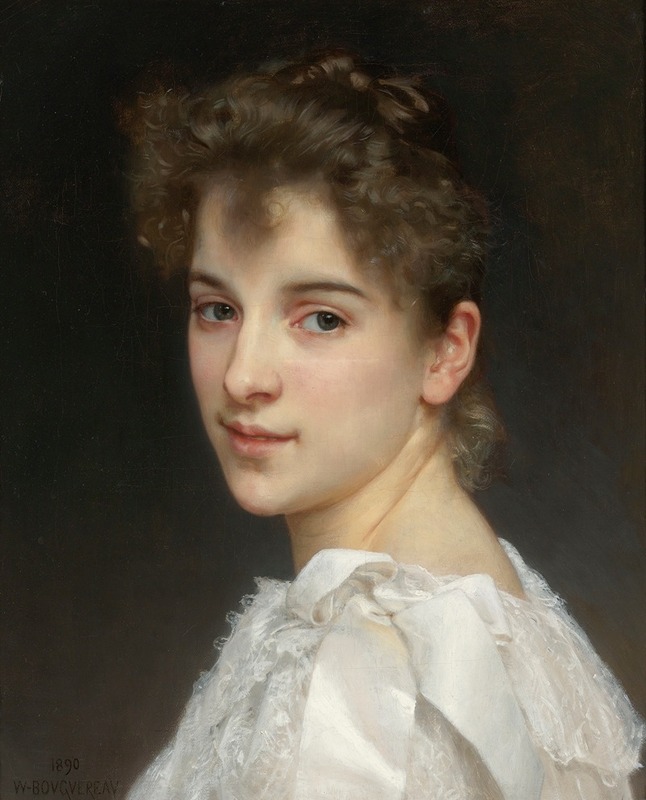 William Bouguereau - Portrait Of Gabrielle Cot