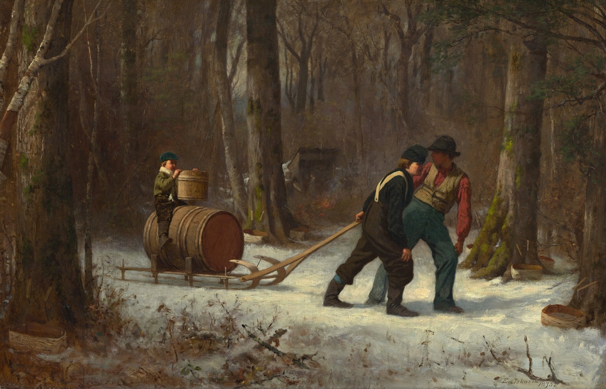 Eastman Johnson - On Their Way to Camp