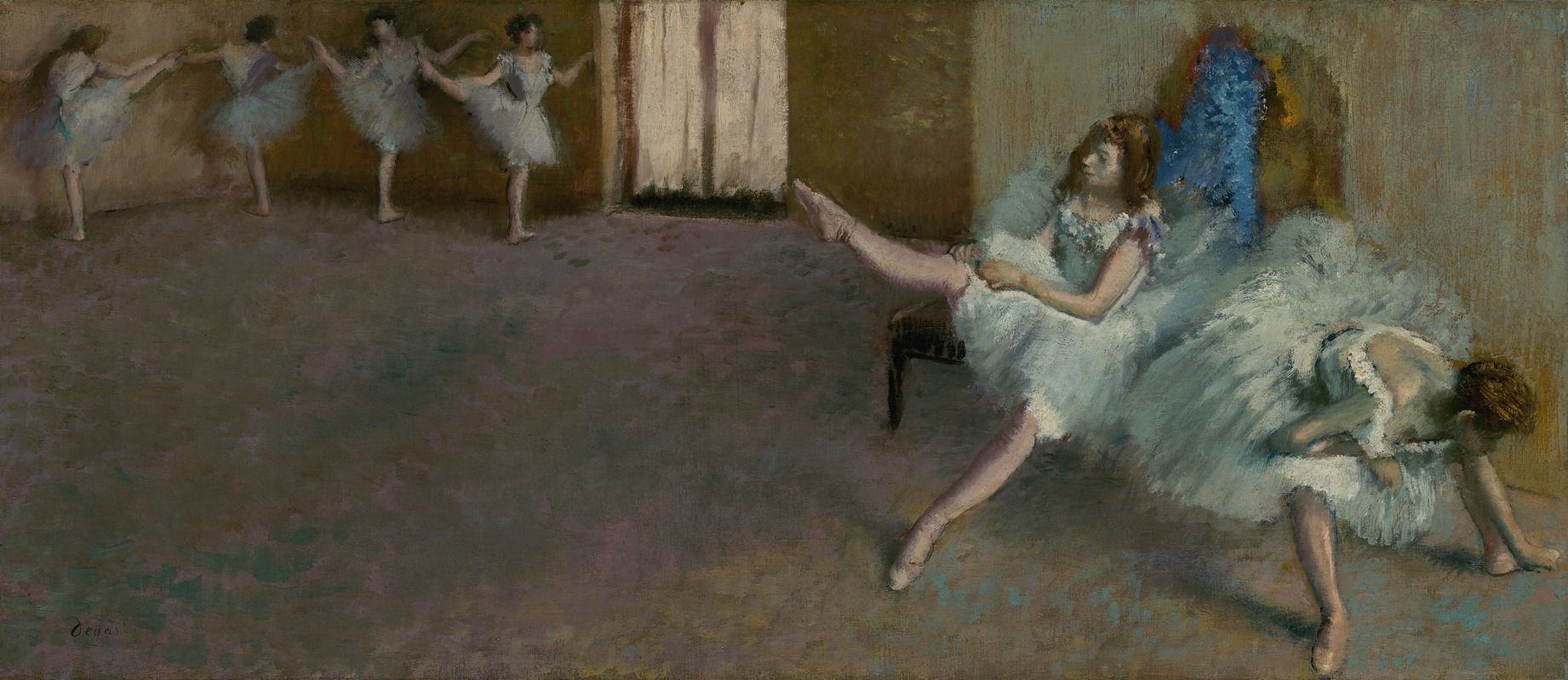 Edgar Degas - Before the Ballet