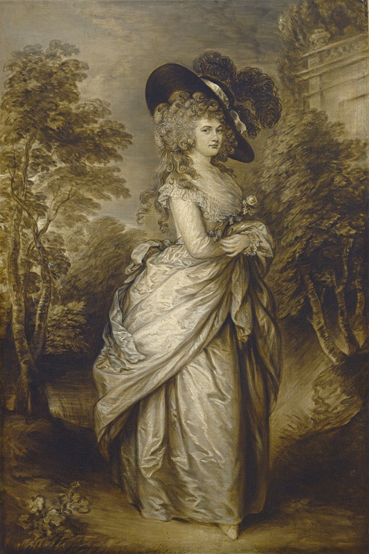 Gainsborough Dupont - Georgiana,Duchess of Devonshire
