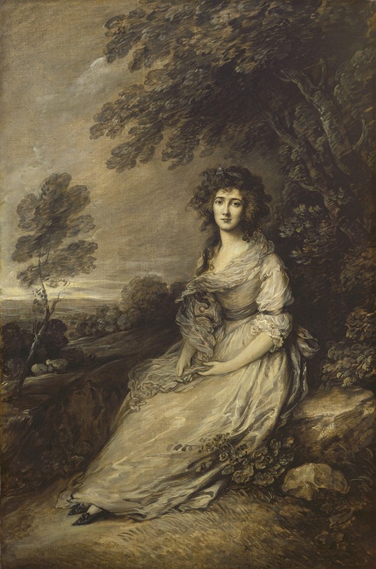 Gainsborough Dupont - Mrs. Richard Brinsley Sheridan