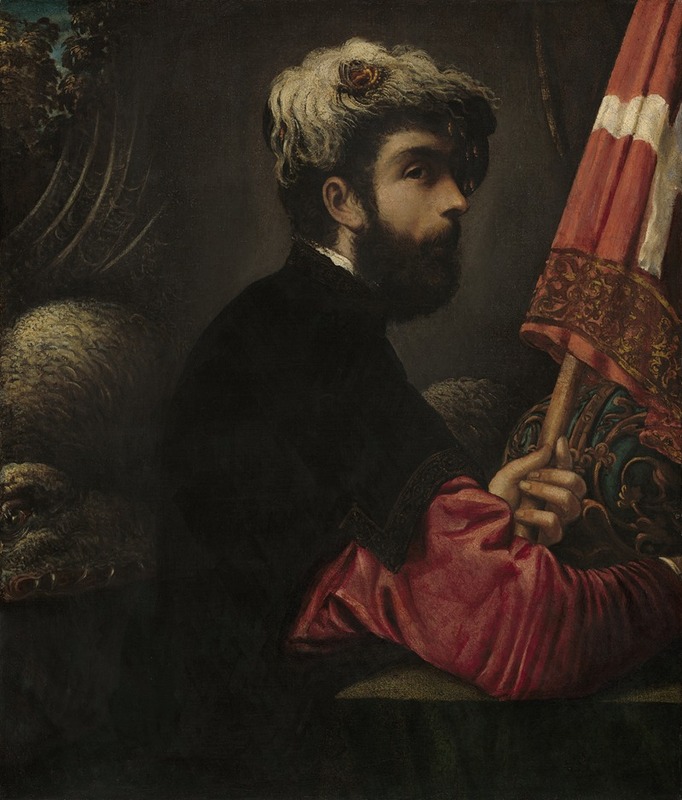 Giuseppe Caletti - Portrait of a Man as Saint George