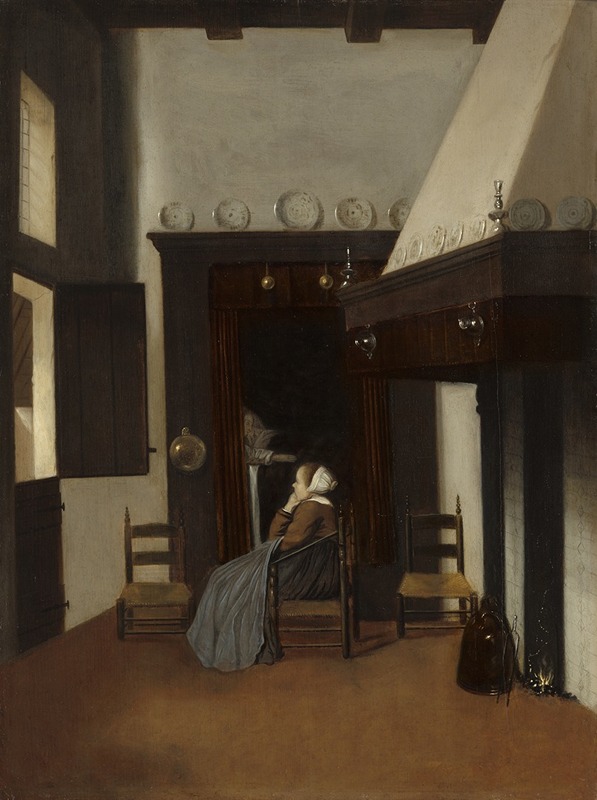 Jacob Vrel - Young Woman in an Interior