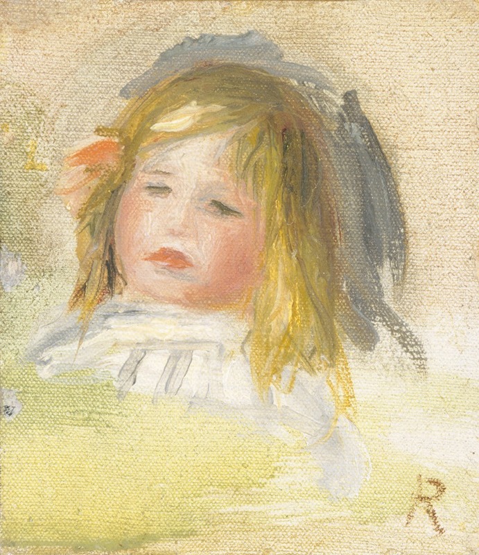 Pierre-Auguste Renoir - Child with Blond Hair
