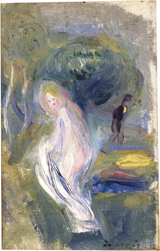 Pierre-Auguste Renoir - Nude with Figure in Background