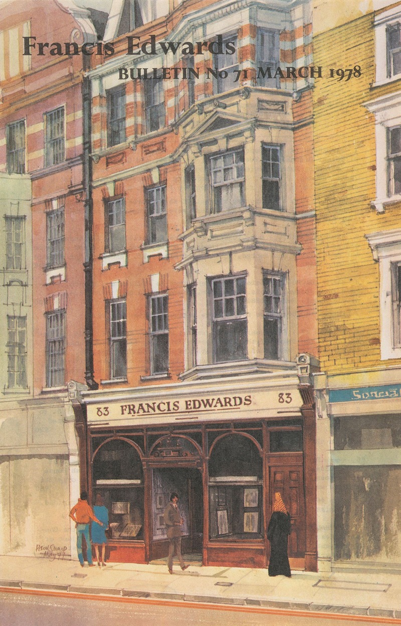 Anonymous - Etalage van boekhandel Francis Edwards te Londen