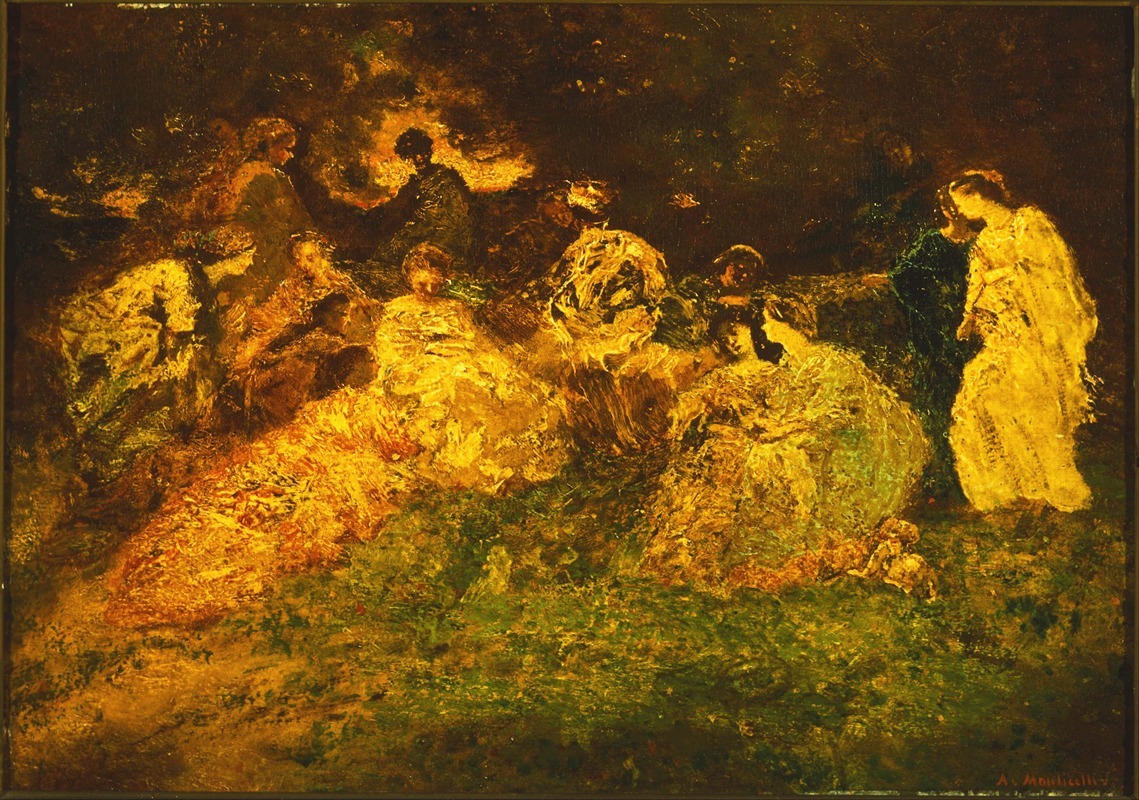 Adolphe Monticelli - Fete Champetre