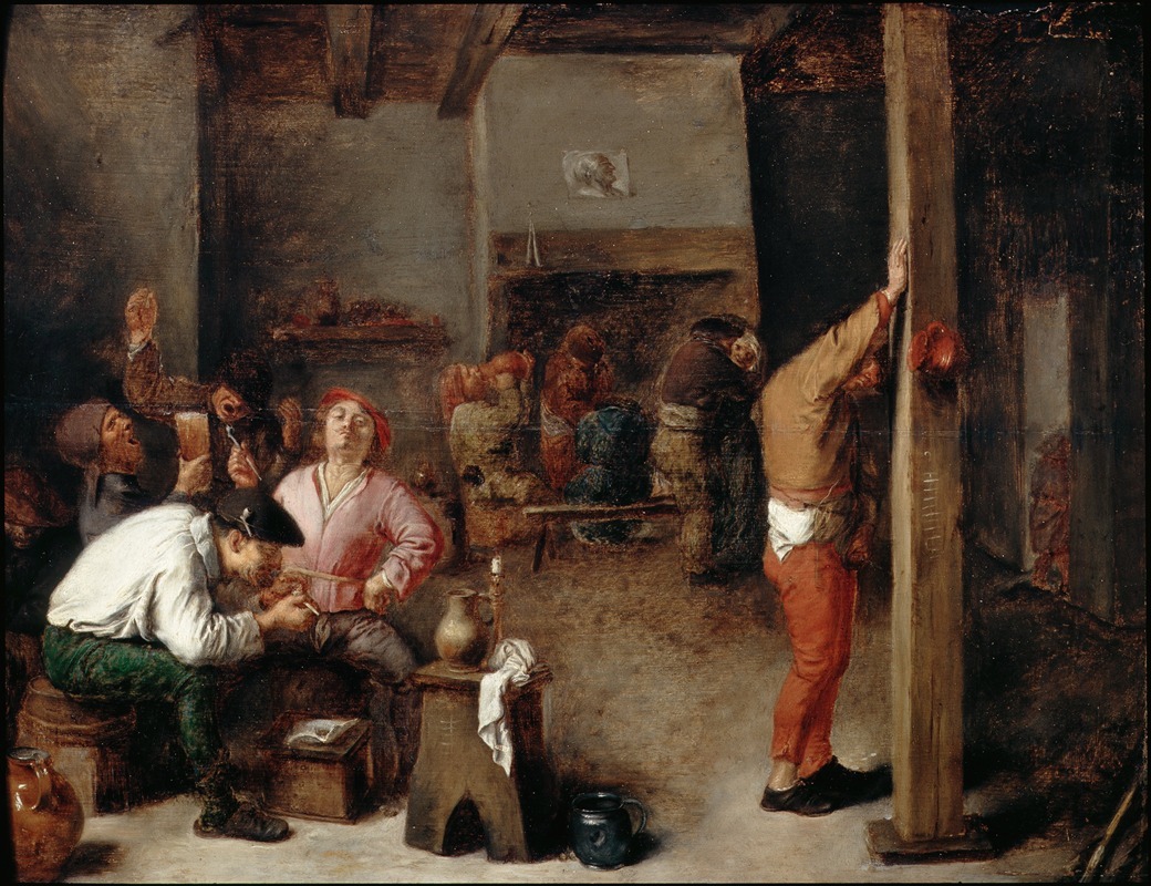 Adriaen Brouwer - Interior of a Tavern