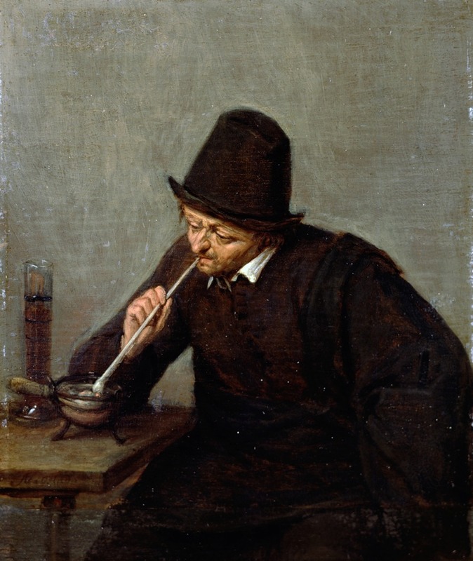 Adriaen van Ostade - A Man Smoking