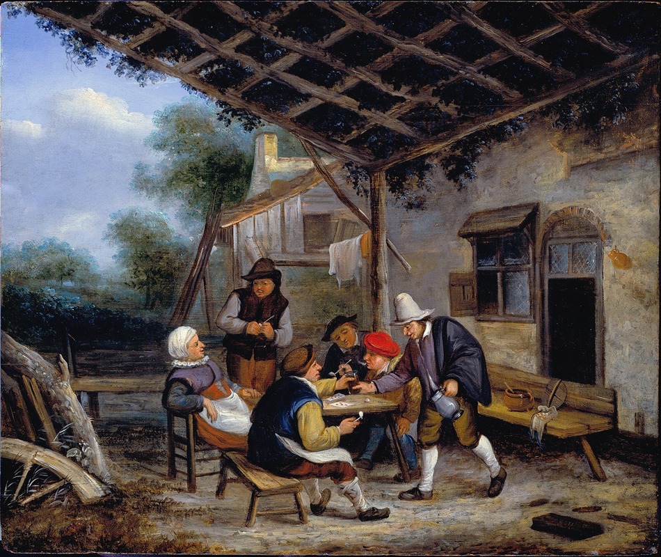 Adriaen van Ostade - Peasants drinking