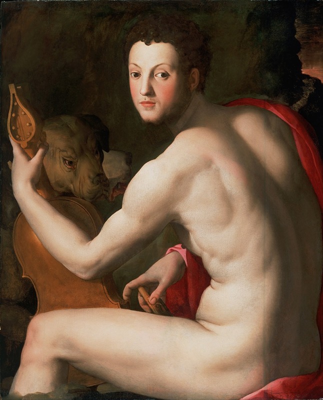 Agnolo Bronzino - Portrait of Cosimo I de’ Medici as Orpheus