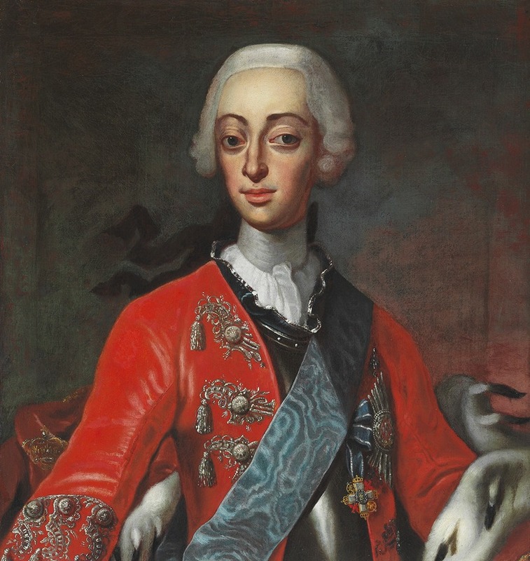Andreas Møller - Portræt af kong Frederik V