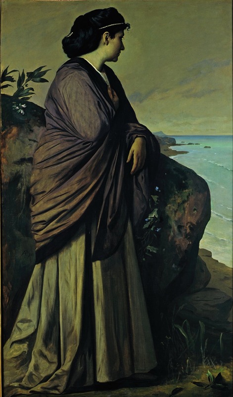 Anselm Feuerbach - On the Seashore (Modern Iphigenia)