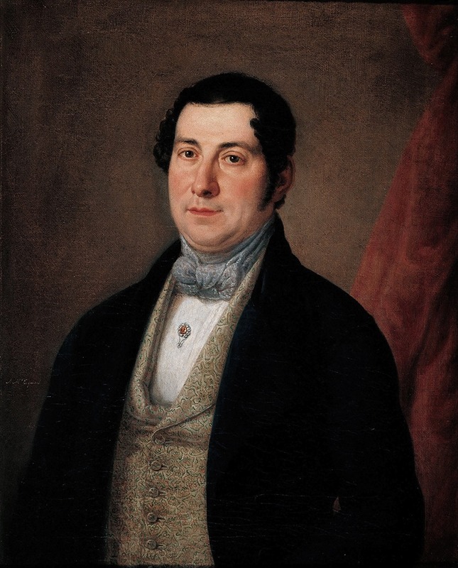 Antonio María Esquivel - Portrait of a Gentleman