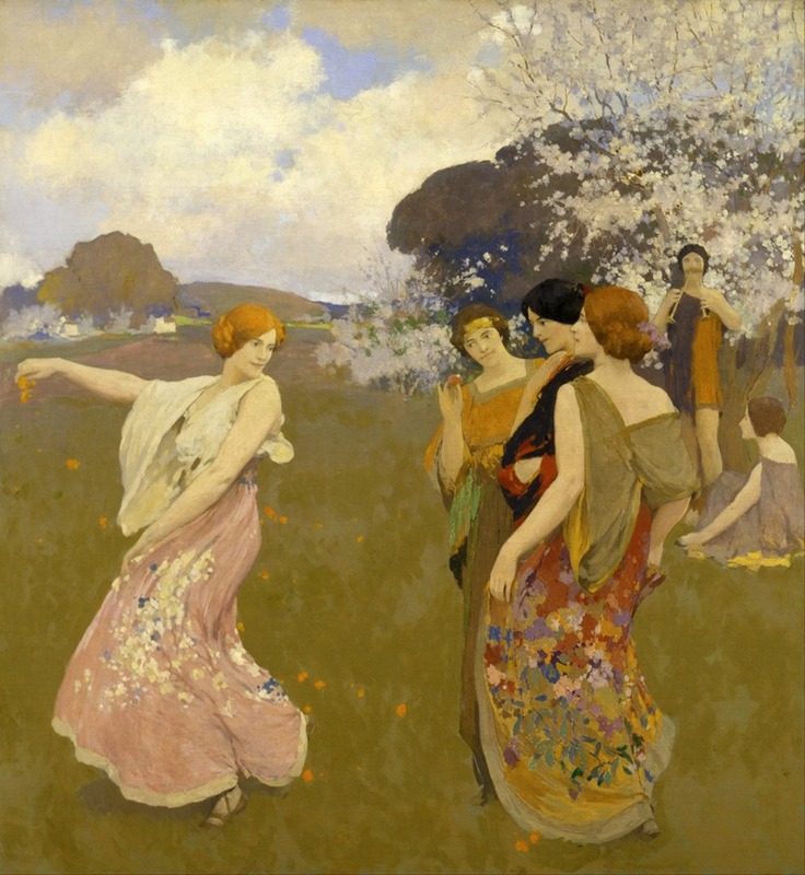 Arthur F. Mathews - Spring Dance