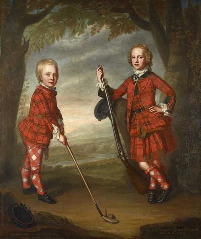 William Mosman - Sir James Macdonald 1741 – 1765 and Sir Alexander Macdonald 1744 – 1810