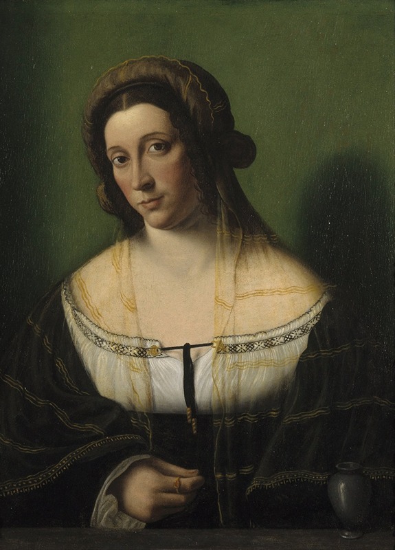 Bartolomeo Veneto - Portrait of a Lady as Mary Magdalen