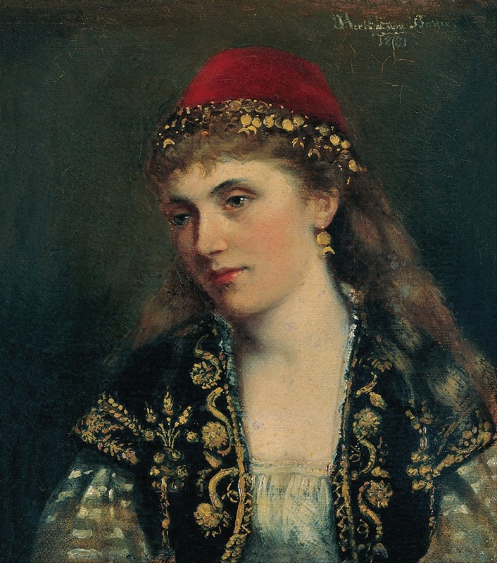 Bertha von Bayer - Portrait of a Woman