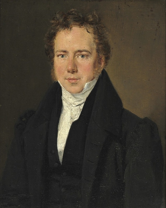 Christian Albrecht Jensen - Portræt af Edward O’Ferrall greve Bourke