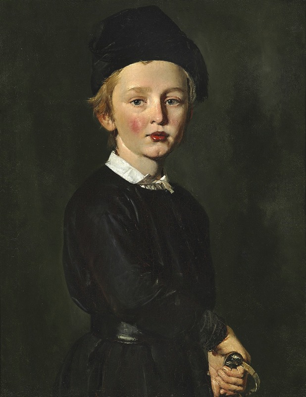 Christian Albrecht Jensen - Portræt af kunstnerens søn Peter