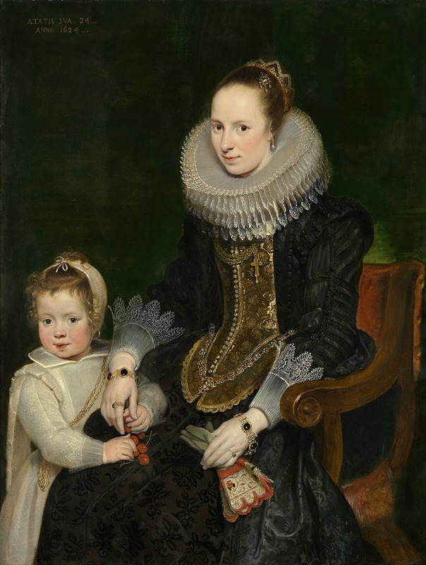 Cornelis de Vos - Mother and child