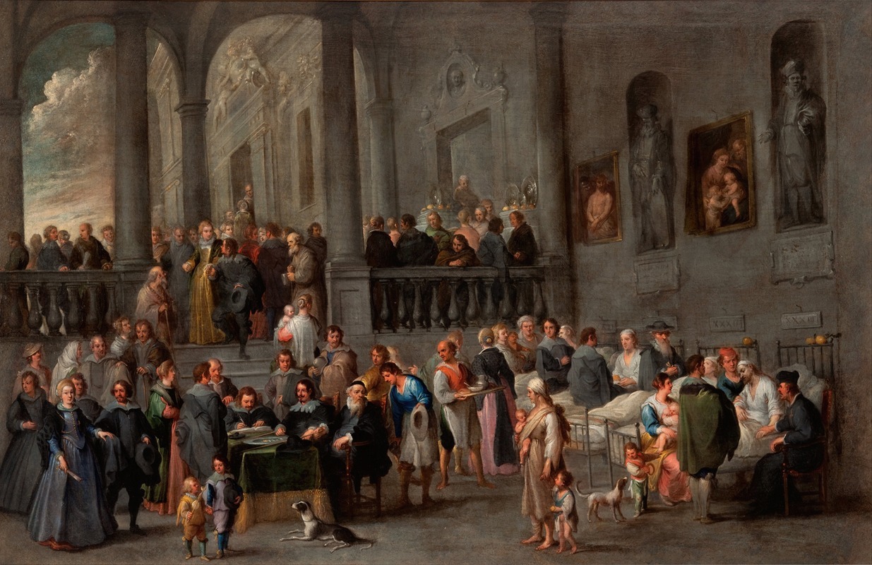 Cornelis De Wael - To Visit the Sick