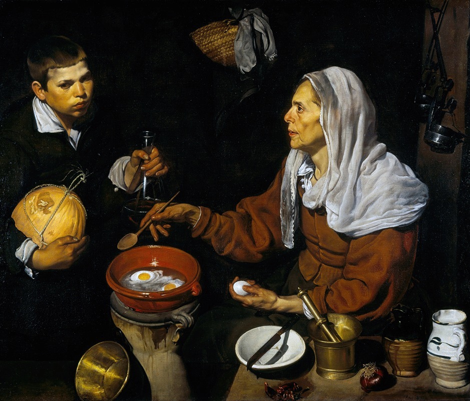 Diego Velázquez - An Old Woman Cooking Eggs