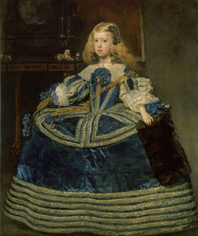Diego Velázquez - Infanta Margarita Teresa in a Blue Dress