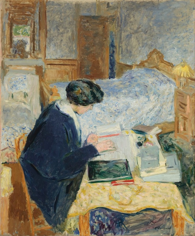 Édouard Vuillard - Lucy Hessel Reading (Lucy Hessel lisant)