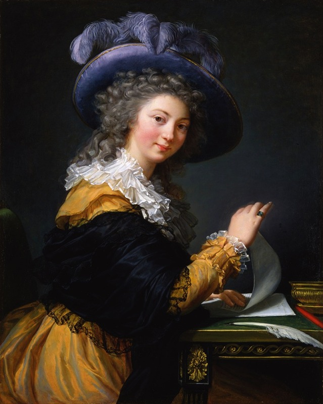 Elisabeth Louise Vigée Le Brun - Comtesse de Cérès Former title (from 1963 to 1992)- Lady Folding a Letter