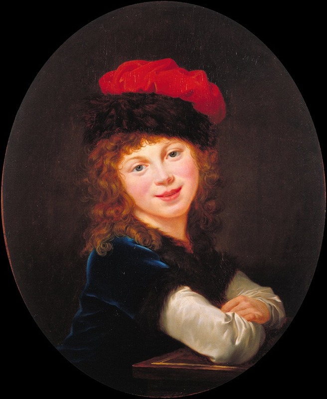 Elisabeth Louise Vigée Le Brun - Portrait of a Girl