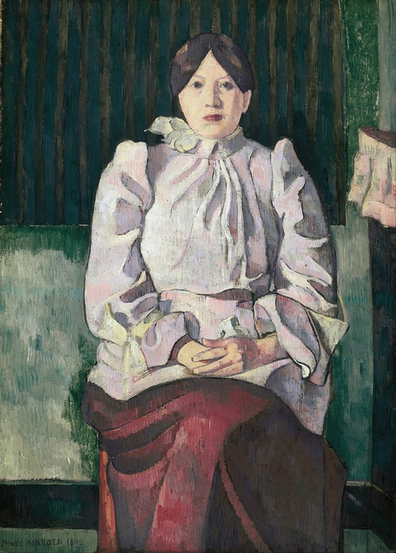 Emile Bernard - Portrait of Marie Lemasson