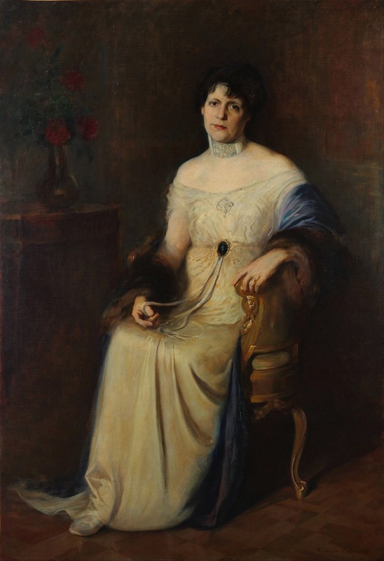 Ernesto de la Cárcova - Retrato de la esposa del autor