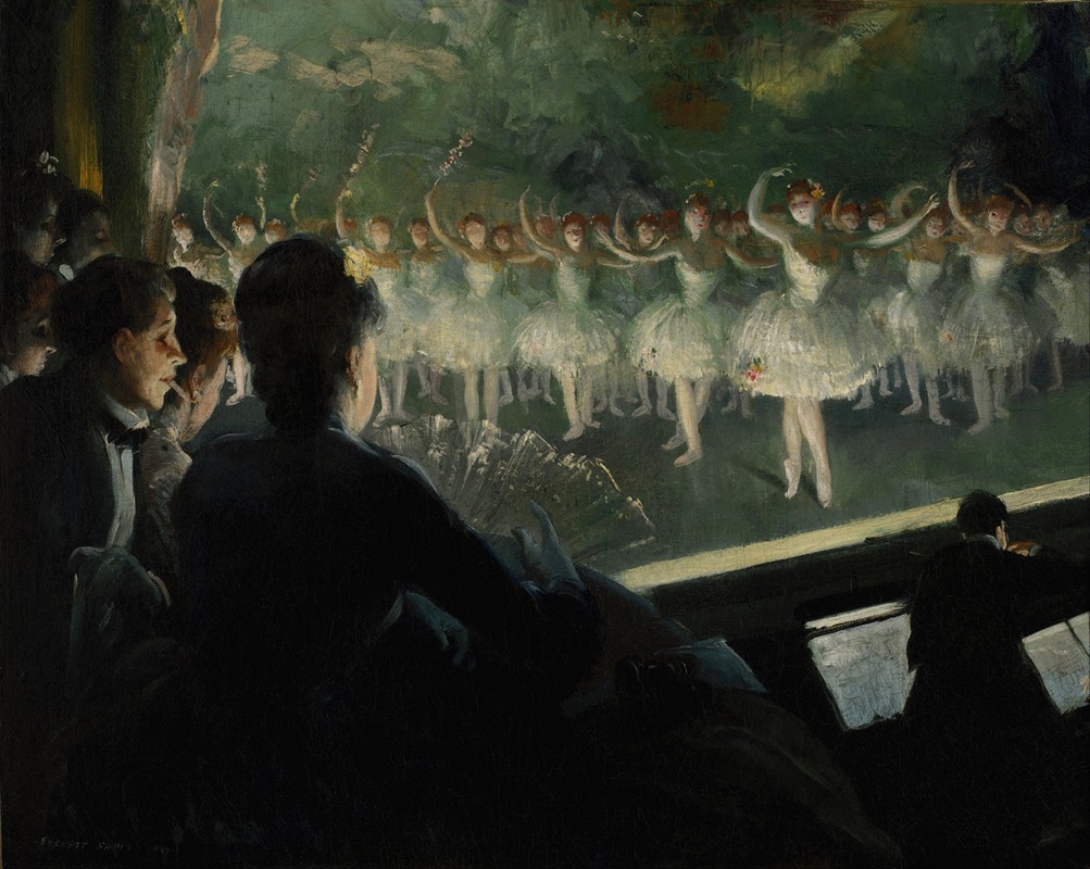 Everett Shinn - The White Ballet