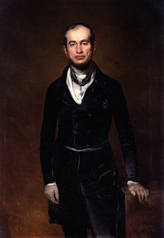 Ferdinand von Rayski - Portrait of the Chamberlain Count Julius Zech-Burkersroda