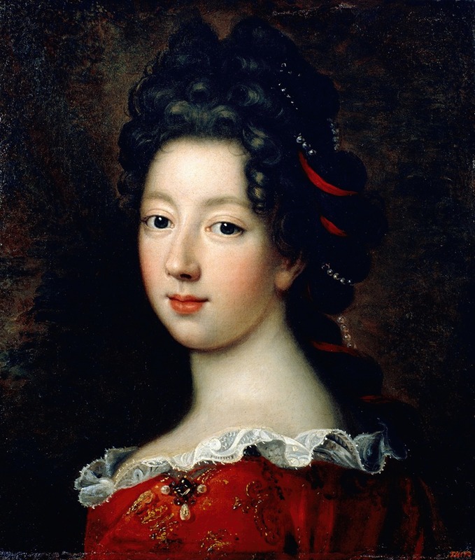Jean-François de Troy - Louise Françoise de Bourbon, mademoiselle de Nantes