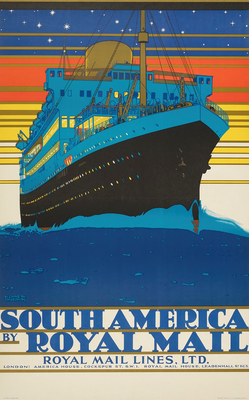 Kenneth D. Shoesmith - South America By Royal Mail