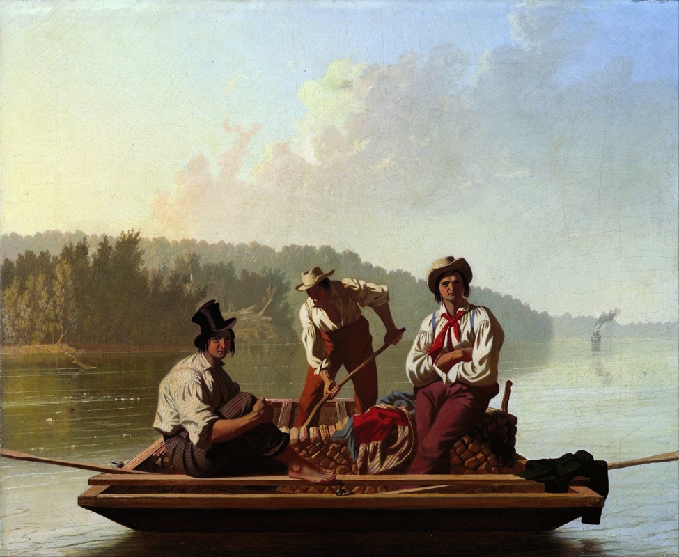 George Caleb Bingham - Boatmen on the Missouri