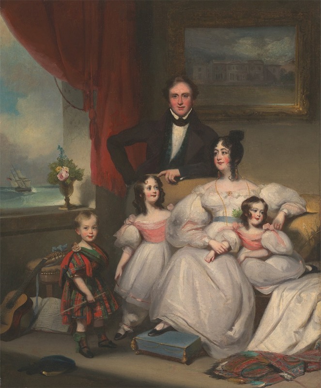 George Chinnery - An English Family in Macao