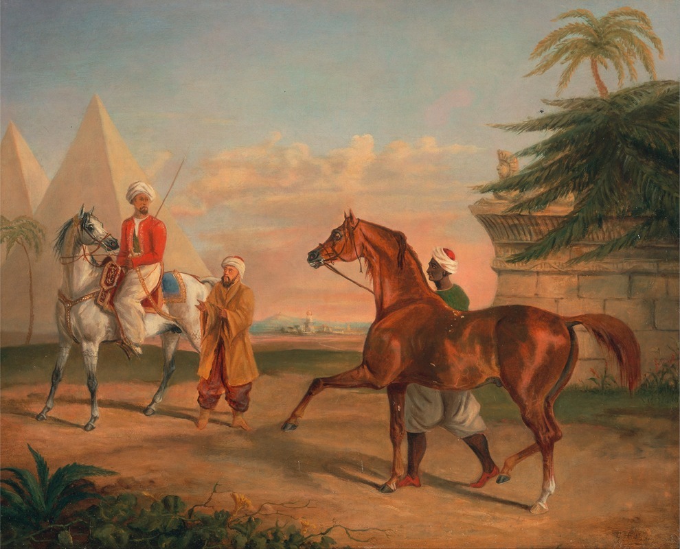 George Henry Laporte - Mameluke purchasing an Arabian stallion