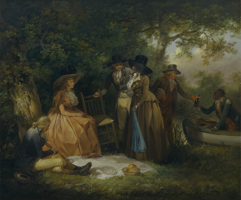 George Morland - The Anglers’ Repast