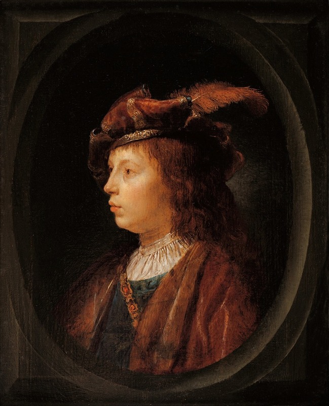 Gerrit Dou - Head of a youth