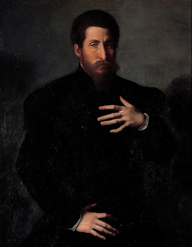 Girolamo Da Carpi - Portrait of a virile man
