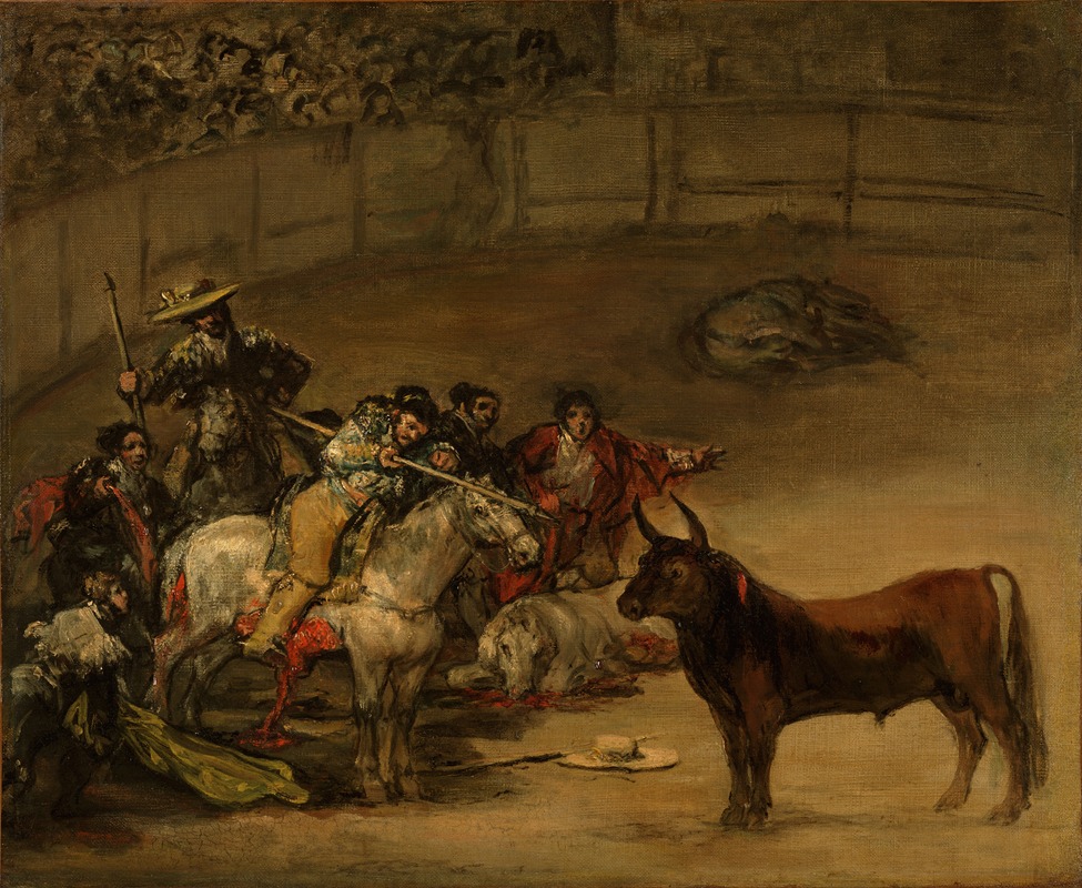 Francisco de Goya - Bullfight, Suerte de Varas