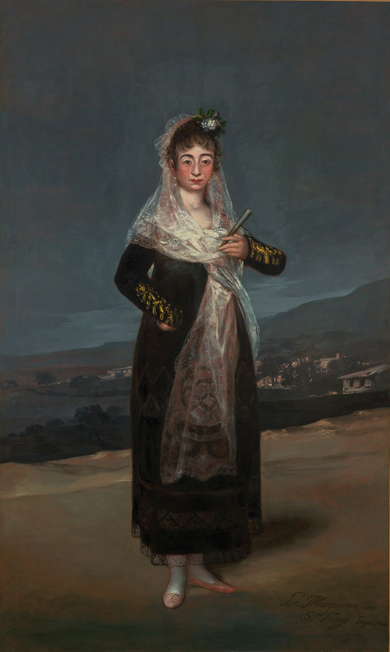 Francisco de Goya - Portrait of the Marquesa de Santiago