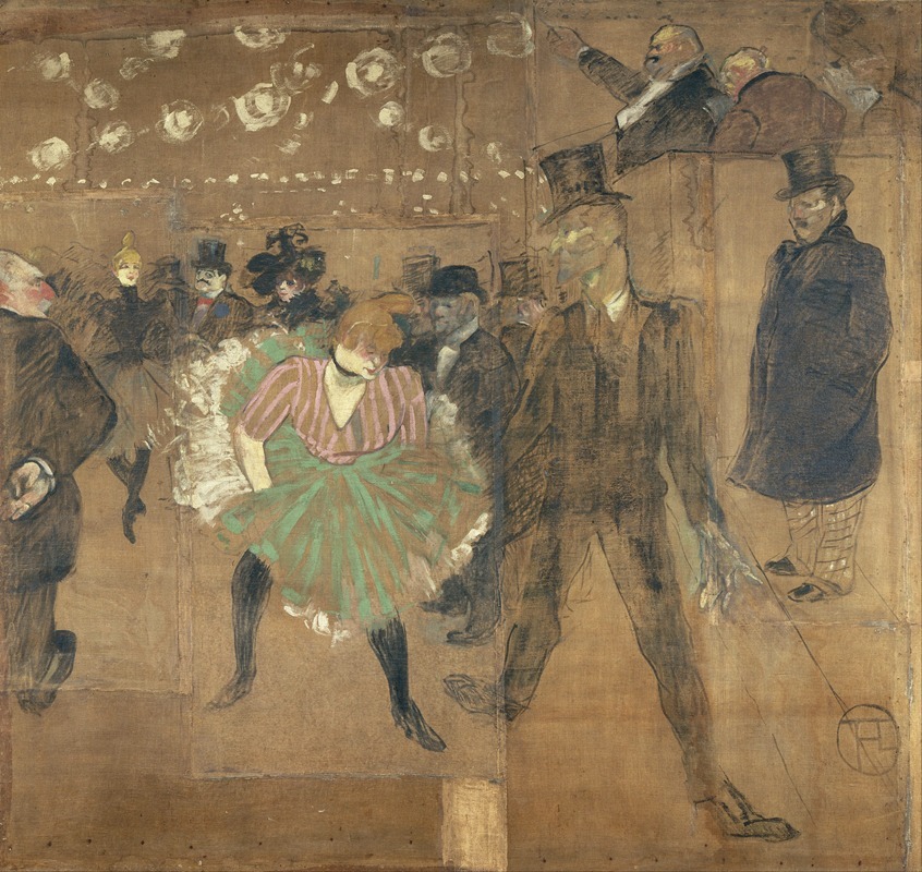 Henri de Toulouse-Lautrec - Panneaux pour la baraque de la Goulue, à la Foire du Trône à Paris