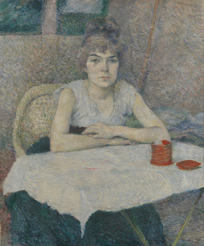 Henri de Toulouse-Lautrec - Young woman at a table, ‘Poudre de riz’