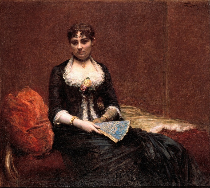 Henri Fantin-Latour - Portrait of Madame Léon Maître (Portrait de Madame Léon Maître)