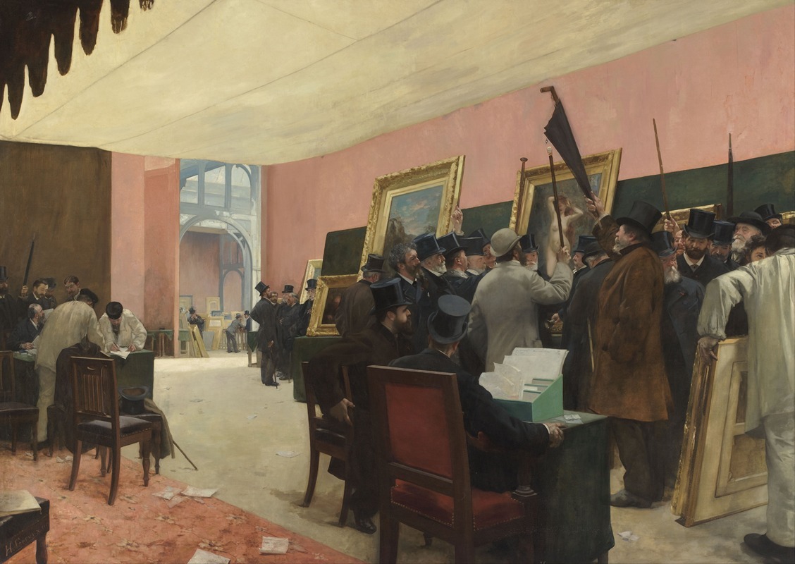 Henri Gervex - A Session of the Painting Jury